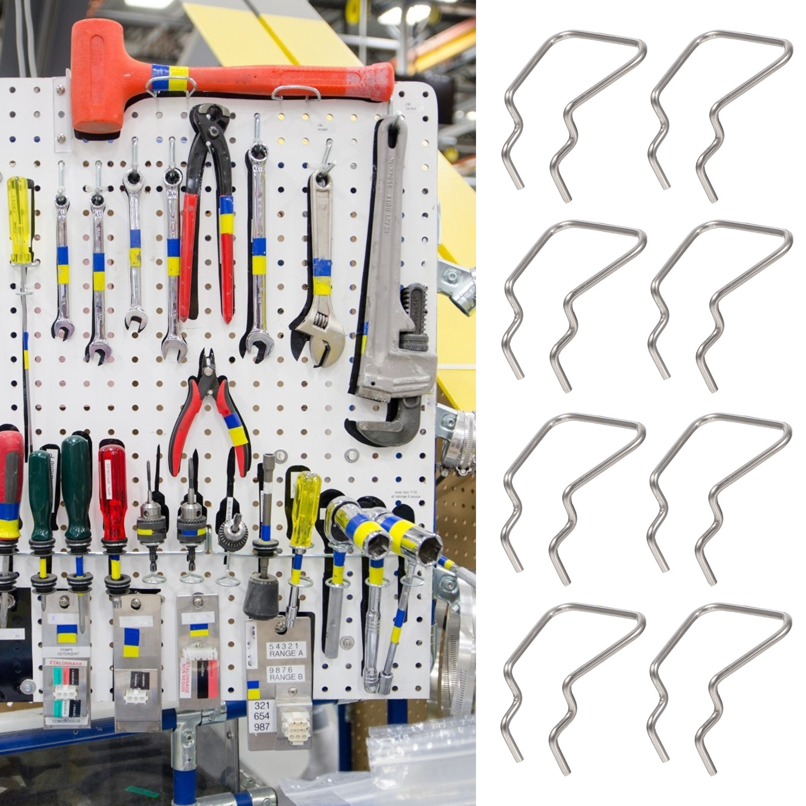 12Pcs Heavy Duty Non-Slip Pegb - Heavy Equipment In Kitchen 评论和价格