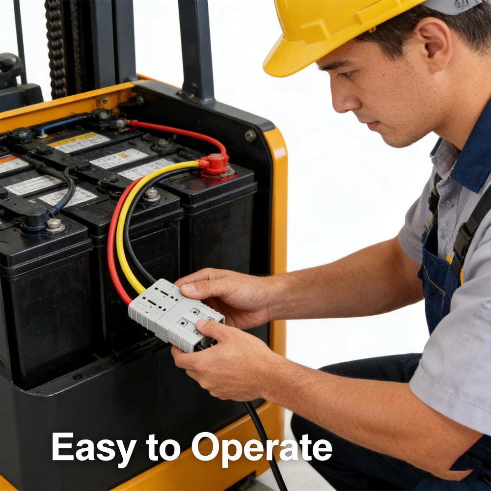 50A Forklift Battery Connector - Heavy Equipment License 评论和价格