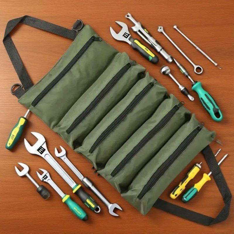 Heavy-Duty Roll-Up Tool Bag -  - Heavy Equipment Operation 评论和价格