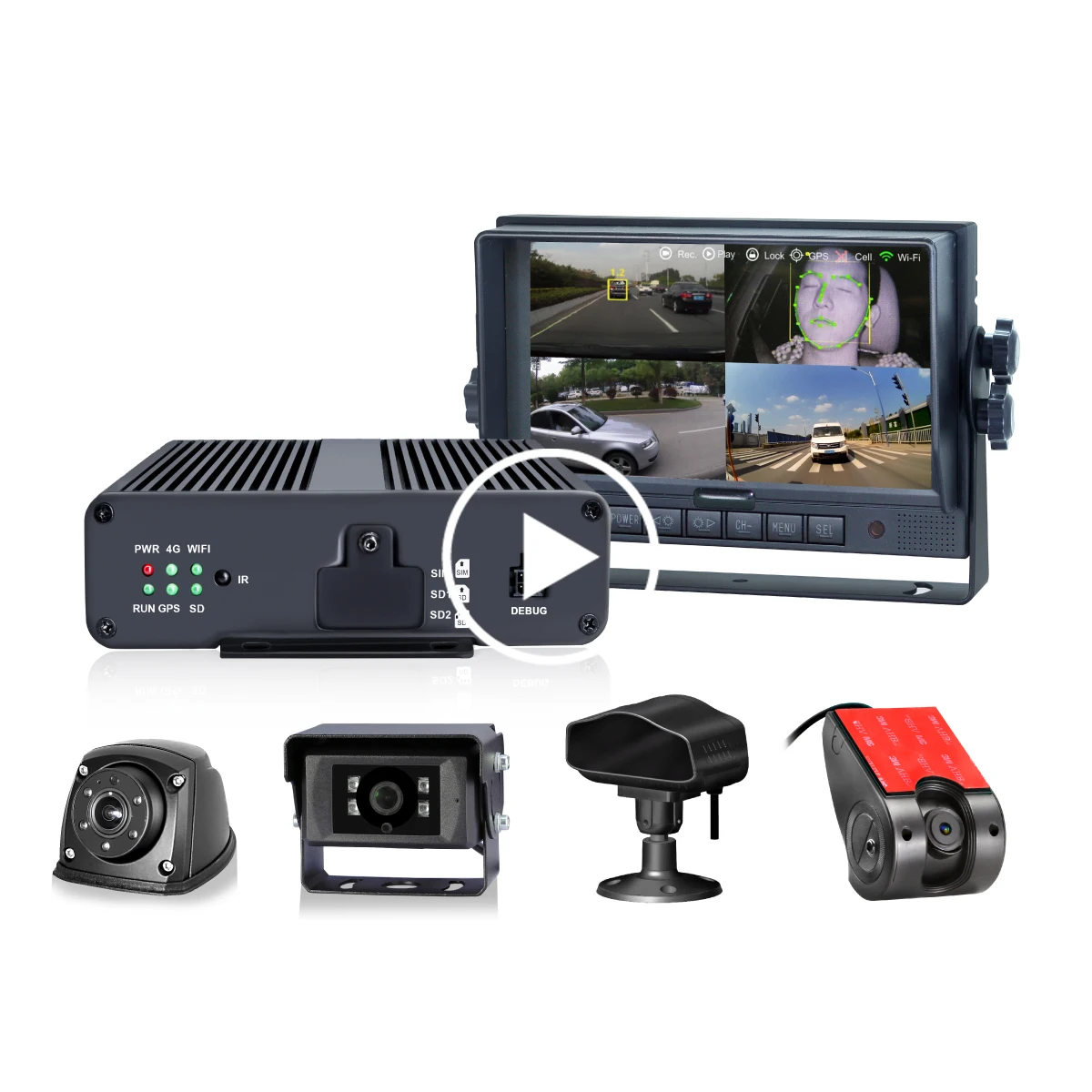 STONKAM 4 Channel Mobile Dvr A - Heavy Equipment Driver 评论和价格