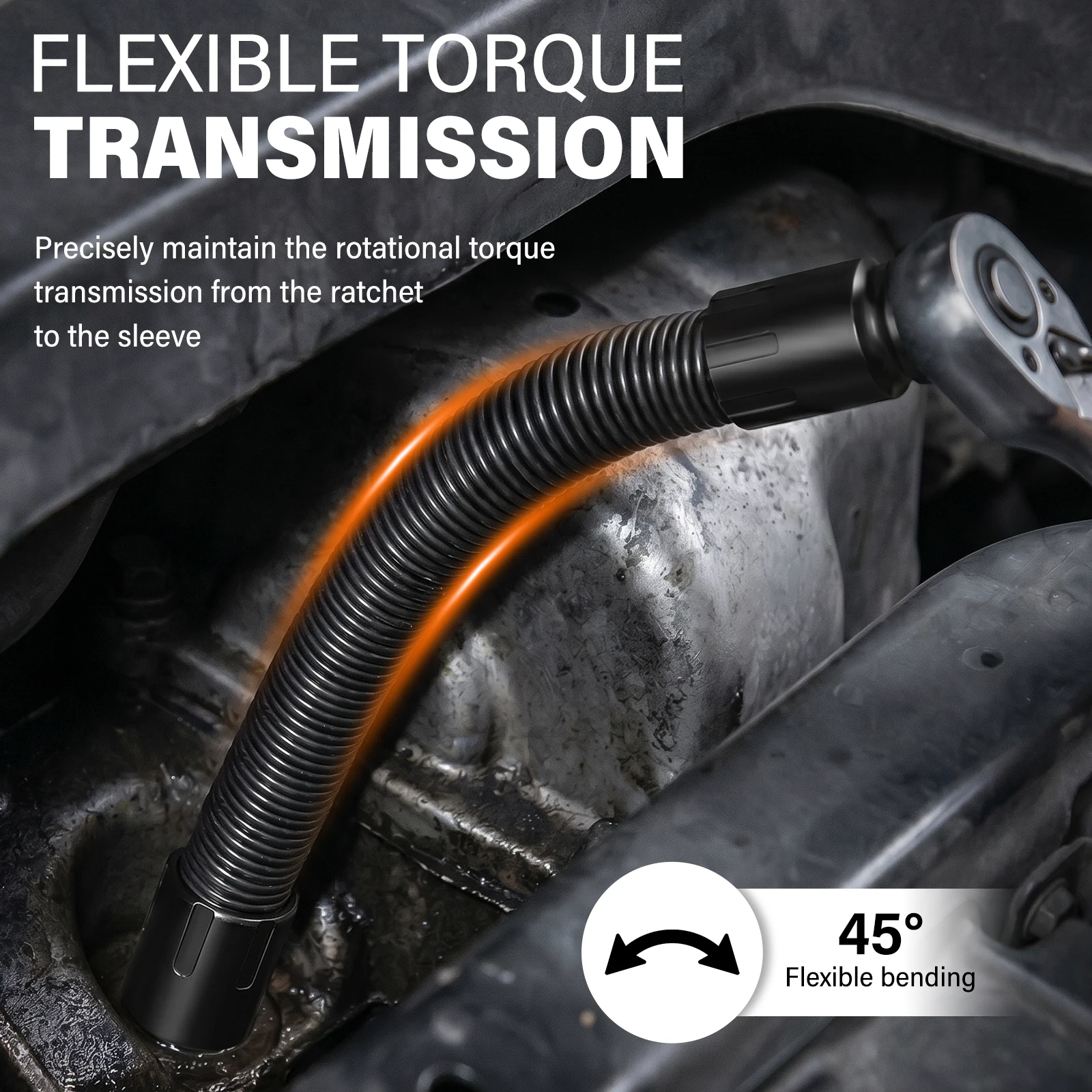 1/2 Flexible Socket Extension  - Heavy Equipment Operation 评论和价格