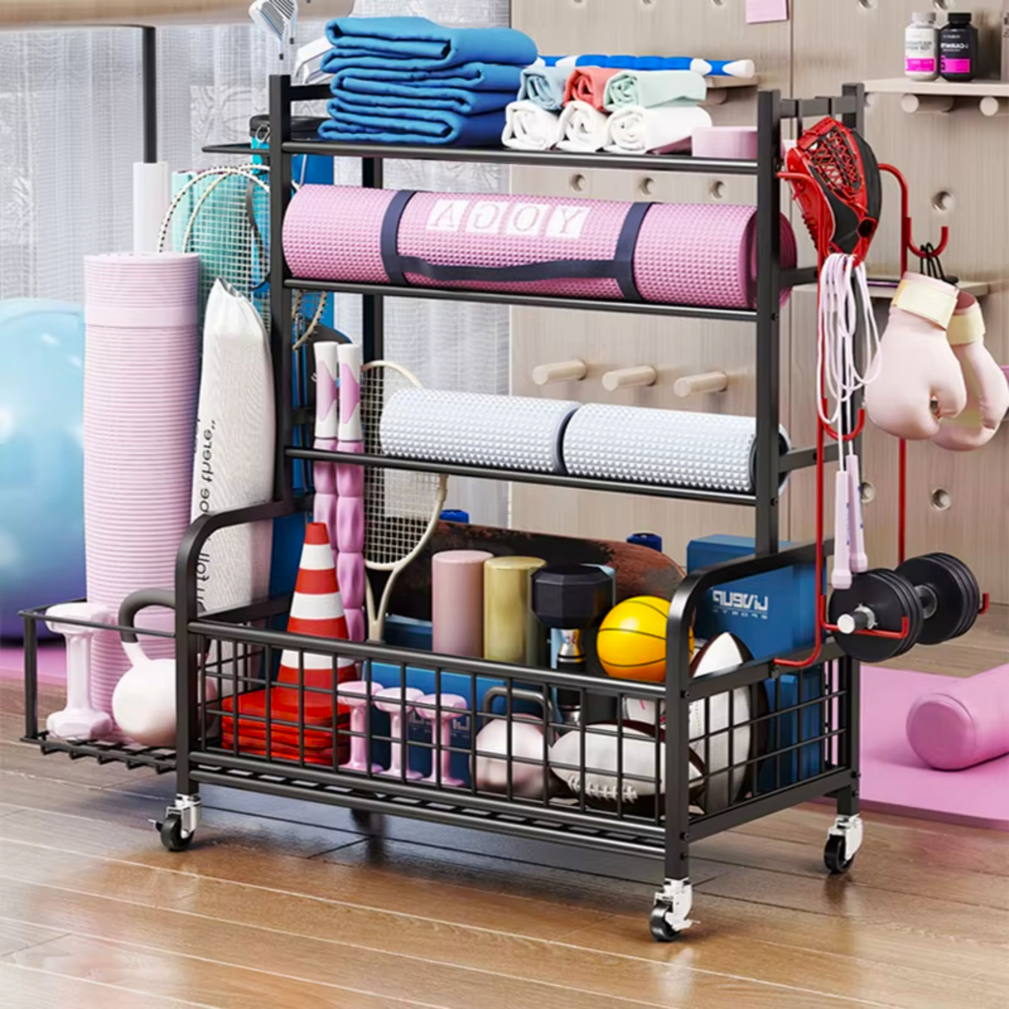 Blacksmith 4 Tier Storage Rack - Heavy Equipment In Kitchen 评论和价格