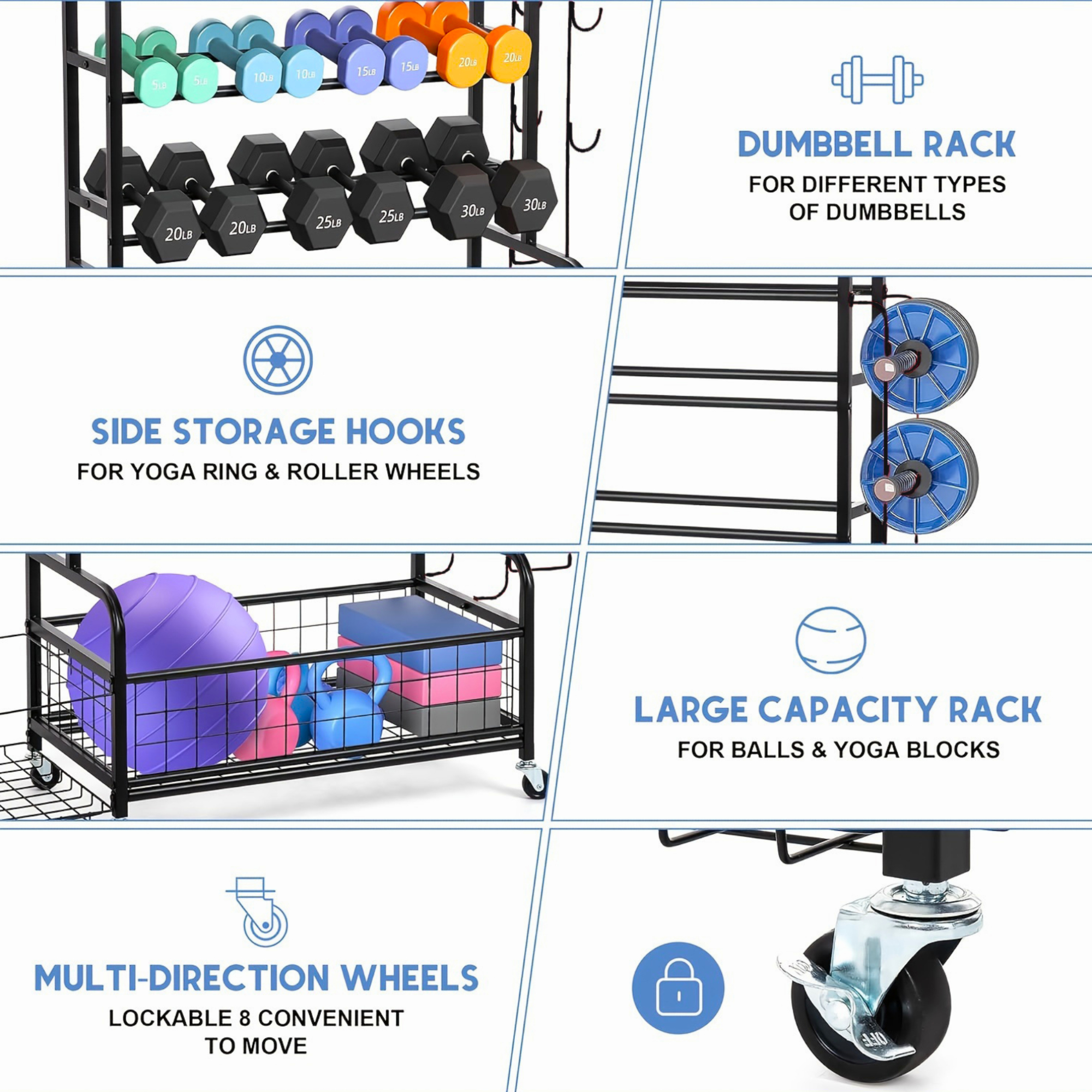 Blacksmith 4 Tier Storage Rack - Heavy Equipment In Kitchen 评论和价格