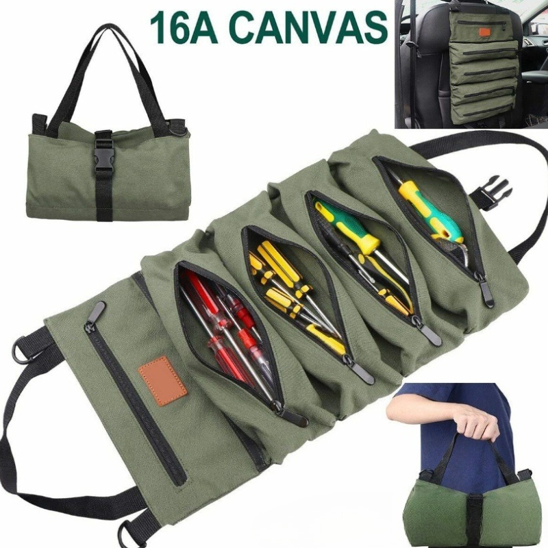 Heavy-Duty Roll-Up Tool Bag -  - Heavy Equipment Operation 评论和价格