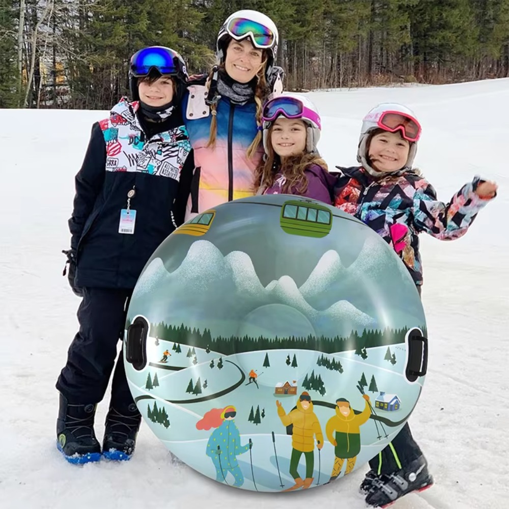 Inflatable Snow Tube Heavy Dut - Heavy Equipment Youtube For Kids 评论和价格