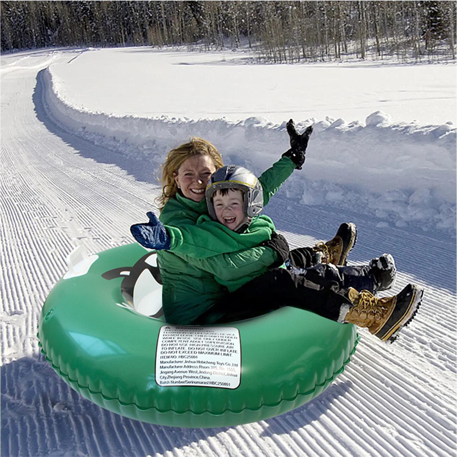 Inflatable Snow Tube, Thickene - Heavy Equipment Youtube For Kids 评论和价格