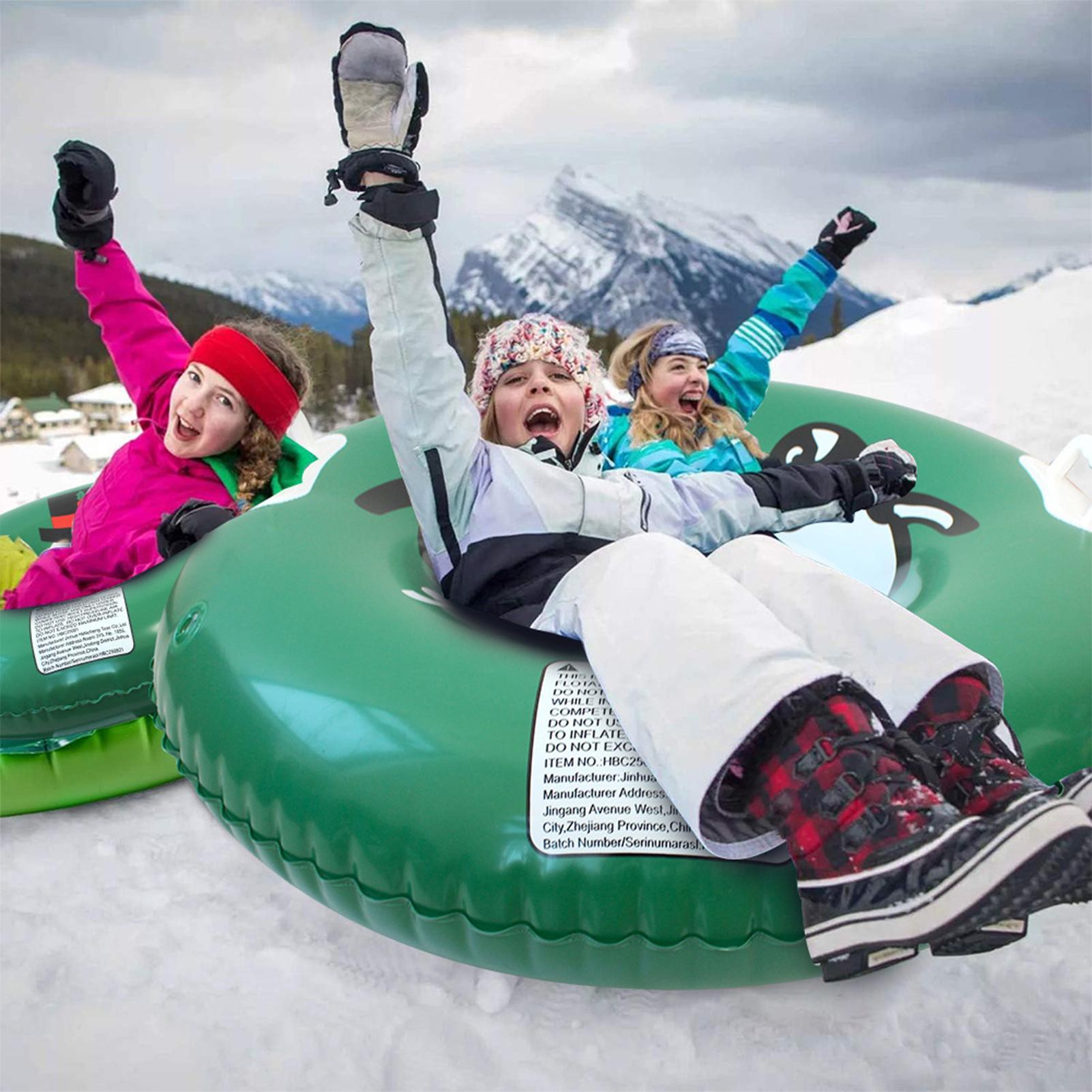 Inflatable Snow Tube, Thickene - Heavy Equipment Youtube For Kids 评论和价格