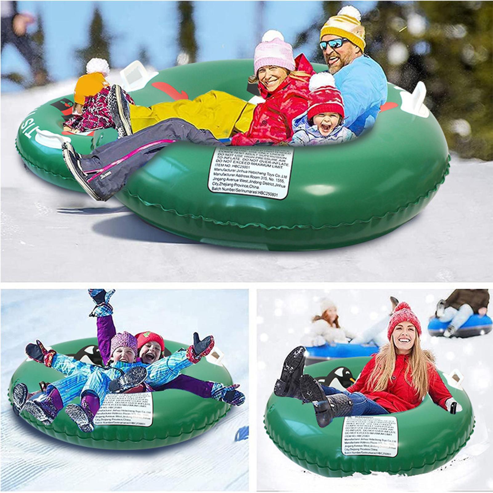 Inflatable Snow Tube, Thickene - Heavy Equipment Youtube For Kids 评论和价格